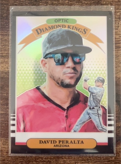 2019 Panini Donruss Optic Diamond Kings #28 David Peralta — front