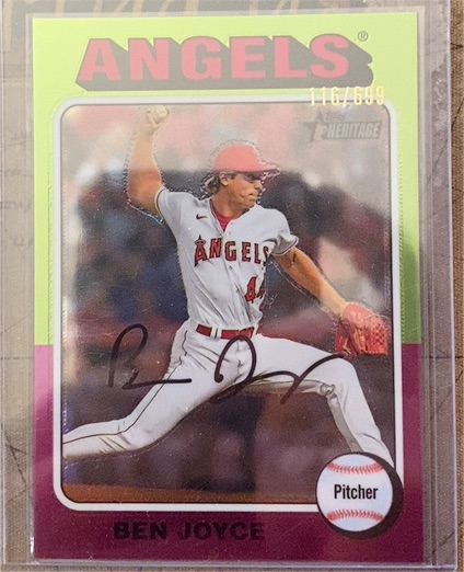 2024 Topps Heritage #456 Ben Joyce — front