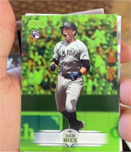 2025 Topps Stadium Club #196 Ben Rice — front