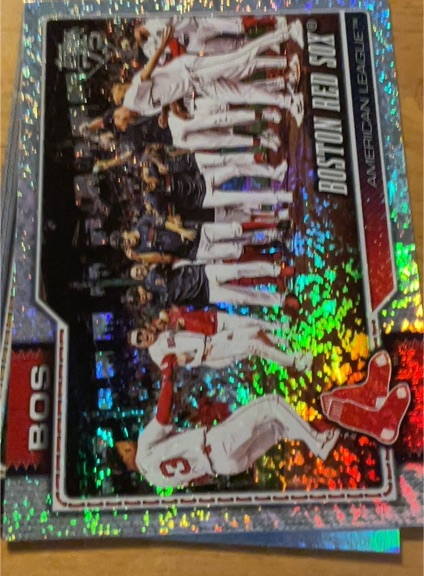 2026 Topps Series 1 #198 Boston Red Sox Team Card — front