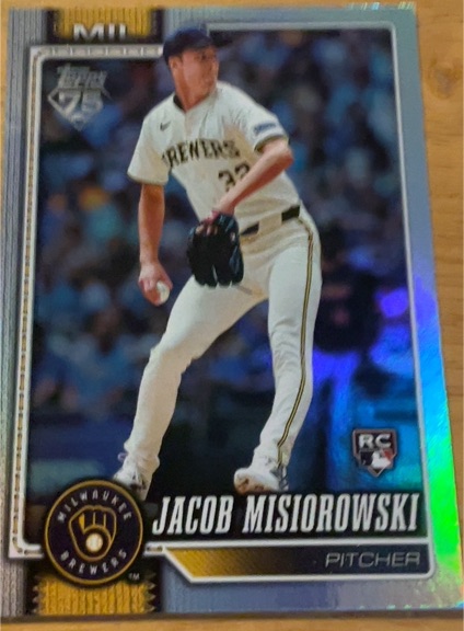 2026 Topps Series 1 #10 Jacob Misiorowski — front
