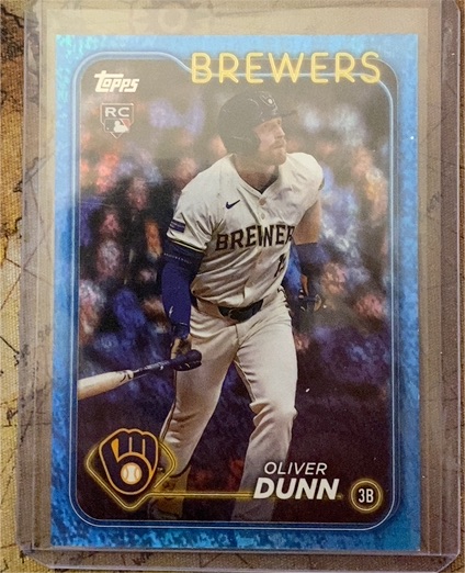 2024 Topps Update #US310 Oliver Dunn — front