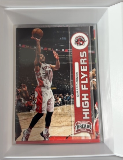 2012-13 Panini Threads #10 DeMar DeRozan High Flyers — front
