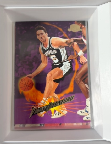1995-96 Skybox Premium #107 Vinny Del Negro San Antonio Spurs — front
