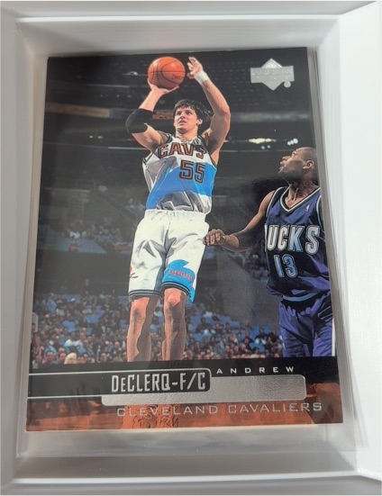 1999-00 Upper Deck #203 Andrew DeClercq — front