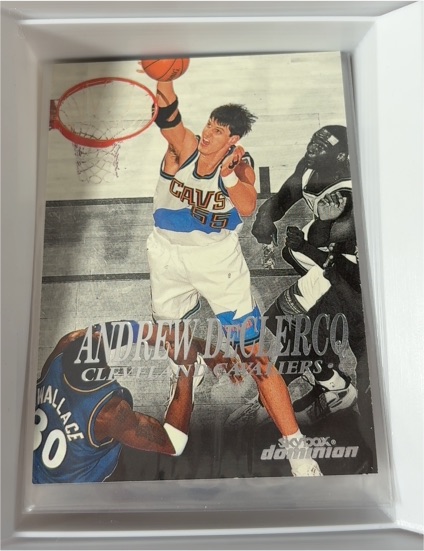 1999-00 Skybox Dominion #102 Andrew DeClercq — front
