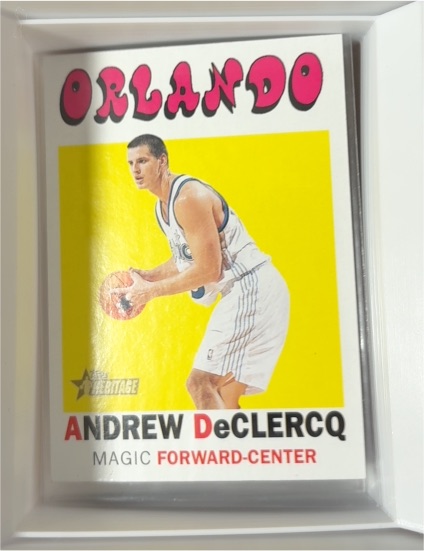 2000-01 Topps Heritage #61 Andrew DeClercq — front