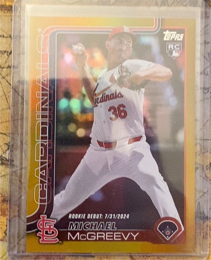 2025 Topps Update #US60 Michael McGreevy — front
