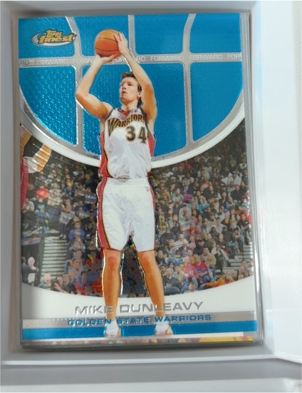 2005-06 Topps Finest #58 Mike Dunleavy Golden State Warriors — front