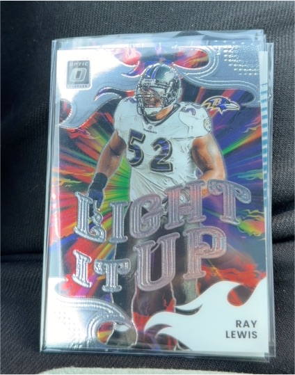 2025 Panini Donruss Optic #17 Ray Lewis Light It Up — front