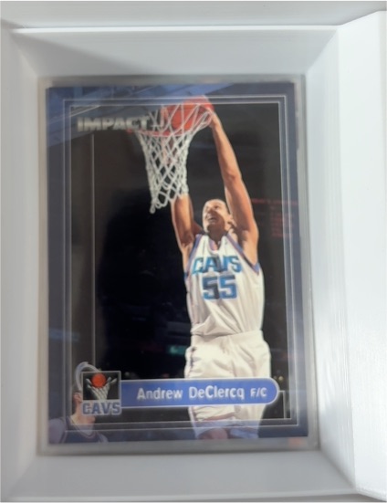 1999-00 Skybox Impact #125 Andrew DeClercq — front