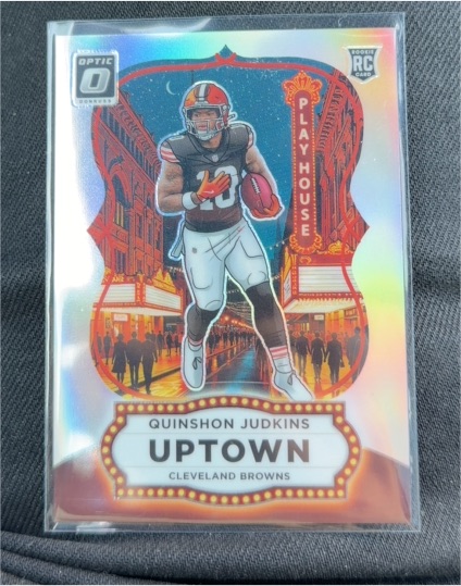 2025 Panini Donruss Optic #17 Quinshon Judkins Uptown Rookie Cleveland Browns — front