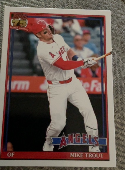 2026 Topps Series 1 #T91-1 Mike Trout — front