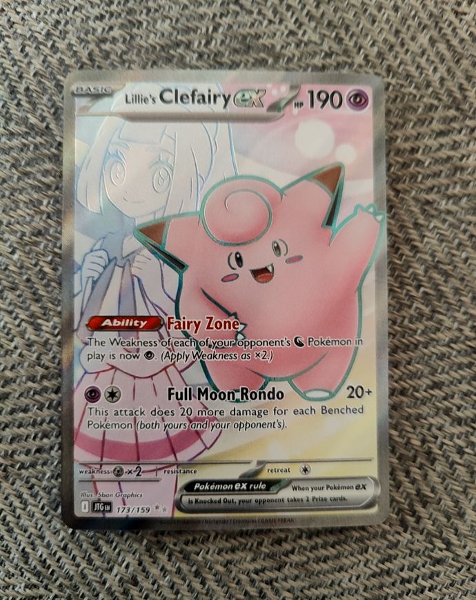 2025 Pokémon #173 Lillie's Clefairy ex — front