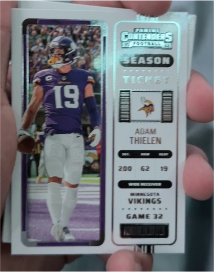 2022 Panini Contenders Season Ticket #57 Adam Thielen — front