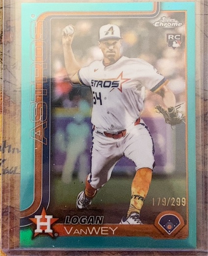 2025 Topps Chrome Update #USC141 Logan VanWey — front