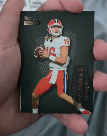 2021 Wild Card Matte #LBC-1 Trevor Lawrence — front