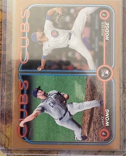 2024 Topps Update #US106 Porter Hodge / Jake Wong Rookie Combos — front