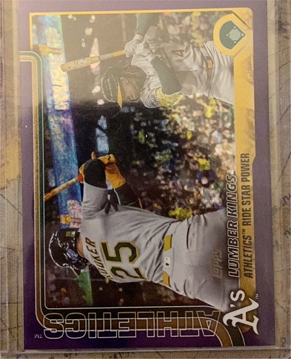2025 Topps Update #US80 Lumber Kings Athletics Rooker & Butler — front