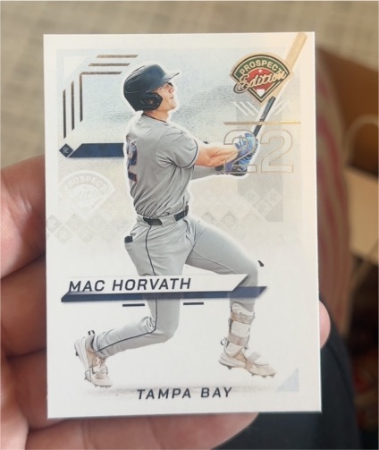 2025 Panini Prospect Edition #32 Mac Horvath — front