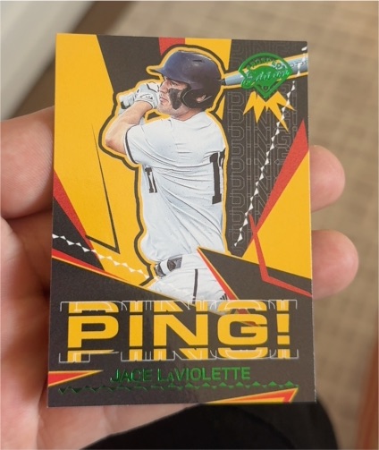 2025 Panini Prospect Edition Ping! #6 Jace LaViolette — front