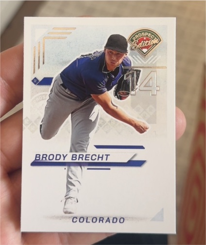 2025 Panini Prospect Edition #187 Brody Brecht — front
