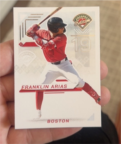 2025 Panini Prospect Edition #19 Franklin Arias — front