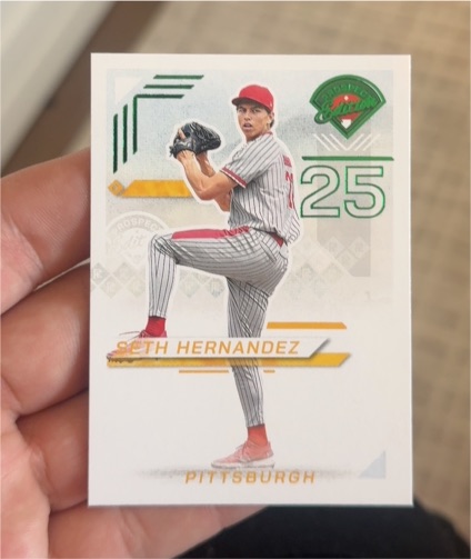 2025 Panini Prospect Edition #25 Seth Hernandez — front