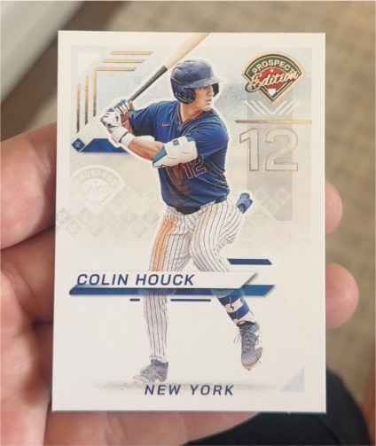 2025 Panini Prospect Edition #12 Colin Houck — front