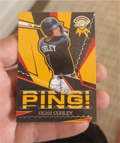 2025 Panini Prospect Edition #24 Dean Curley PING! — front