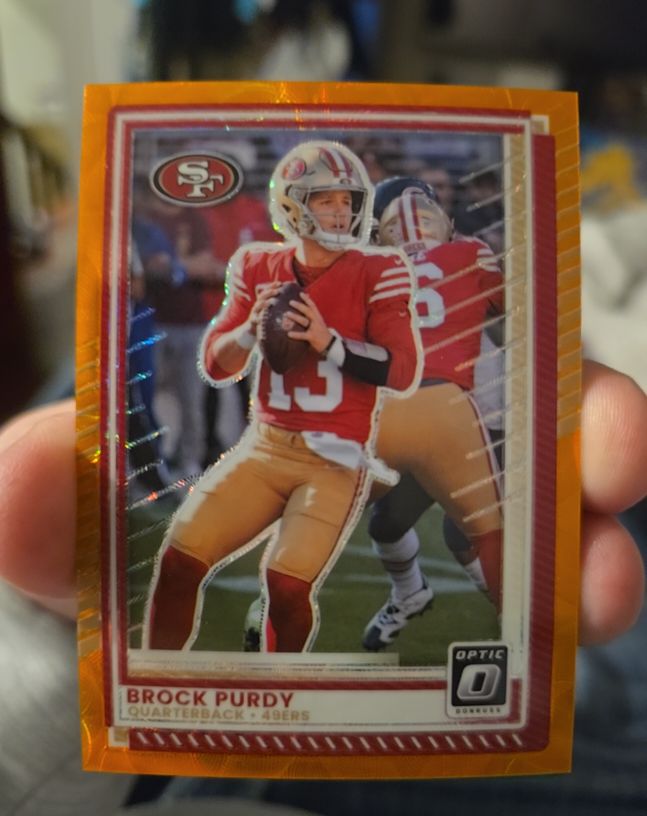 2023 Donruss Optic #168 Brock Purdy — front