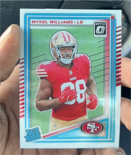 2025 Donruss Optic #210 Mykel Williams — front