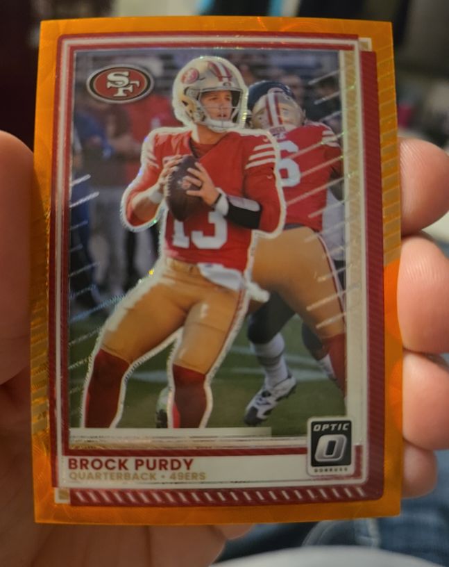 2025 Donruss Optic #38 Brock Purdy — front