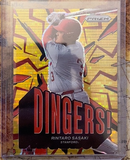 2025 Panini Prizm Dingers! #23 Rintaro Sasaki — front
