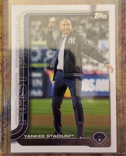 2025 Topps Update First Pitch #FPU-8 Derek Jeter — front