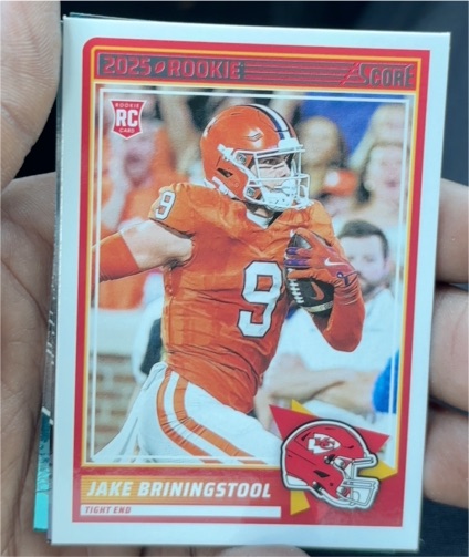2025 Panini Score #74 Jake Briningstool — front