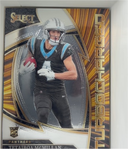 2025 Panini Select Turbocharged #22 Tetairoa McMillan — front