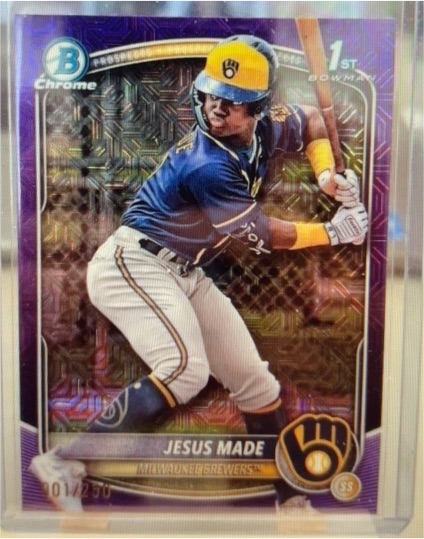 2025 Bowman Chrome #BCP-50 Jesus Made — front