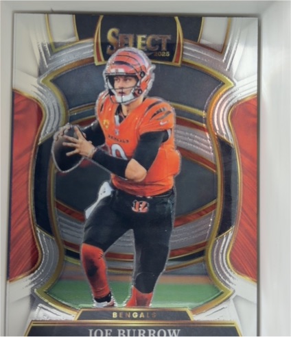2025 Panini Select #57 Joe Burrow Silver Prizm Concourse — front
