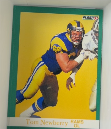 1991 Fleer #274 Tom Newberry — front