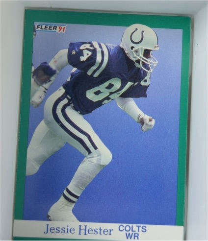 1991 Fleer #83 Jessie Hester — front