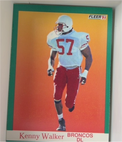 1991 Fleer #428 Kenny Walker — front