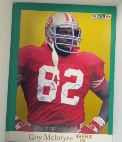 1991 Fleer #359 Guy McIntyre San Francisco 49ers — front