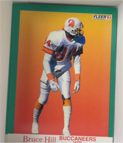 1991 Fleer #377 Bruce Hill — front