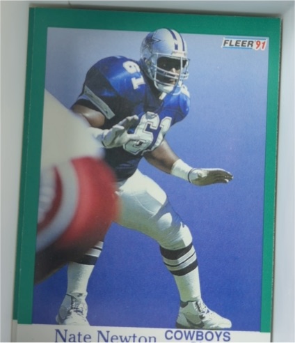 1991 Fleer #235 Nate Newton — front