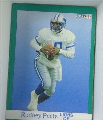 1991 Fleer #246 Rodney Peete — front