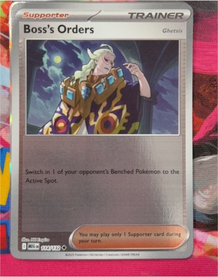 2025 Pokémon #114 Boss's Orders Ghetsis — front