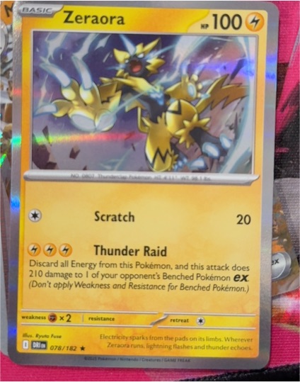 2022 Pokémon #078 Zeraora — front