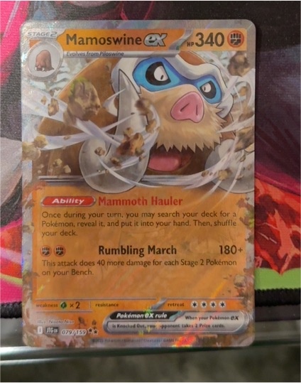 2022 Pokémon Journey Together #079 Mamoswine ex — front