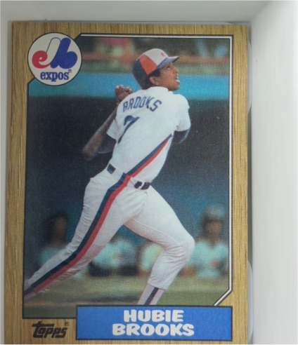 1987 Topps #650 Hubie Brooks — front